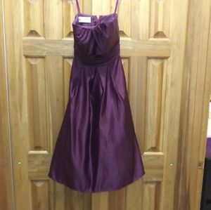 *LAST CALL* Mori Lee eggplant bridesmaid dress